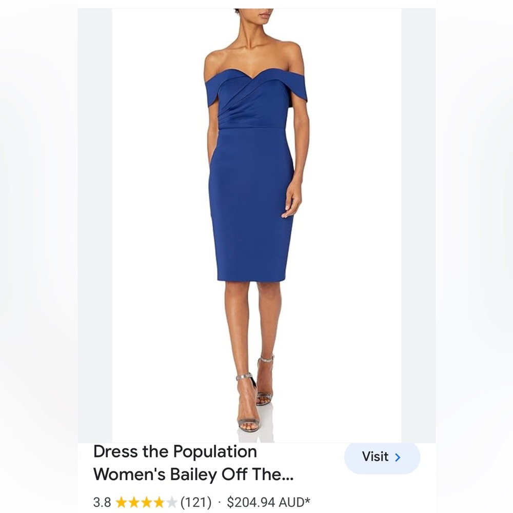 Dress the Population / Beautiful navy elegant dress